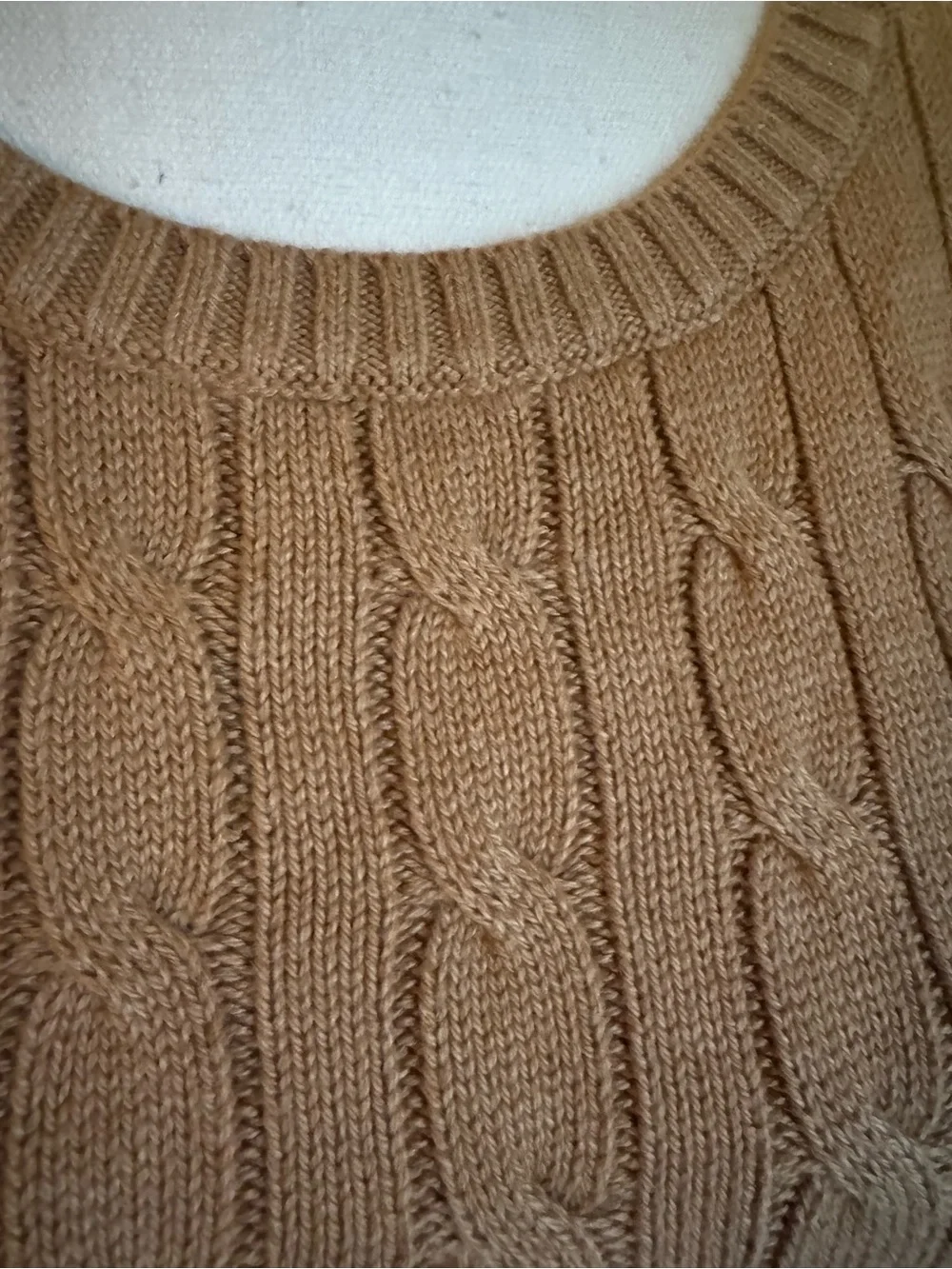 J. Crew Cable-Knit Crewneck Sweater Vest Heather Acorn Size XL NWT